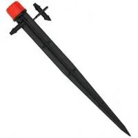 Капельница регулируемая на стойке 28см, 1/4", 0-70 л/ч - 1 bar (AOD0170-28H)