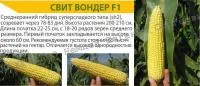 Семена супер сладкой кукурузы Свит Вондер F1 Agri Saaten GmbH (5000 семян)